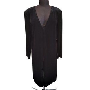 Black Velvet Duster